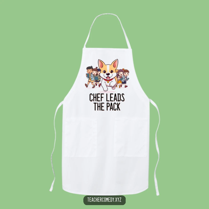 Funny Dog Chef's Activity Apron: Lead the kitchen with fun, a wise and funny gift for cooks.