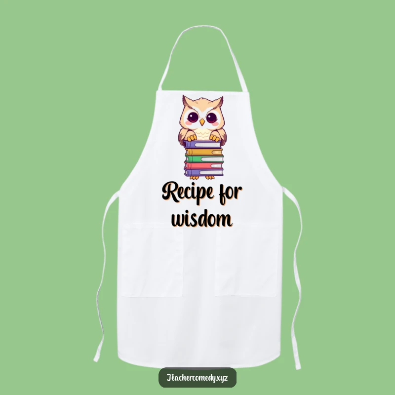 Funny Owl Chef Apron: Wise Owl Cooking Gear, Perfect Funny Gift for Foodies