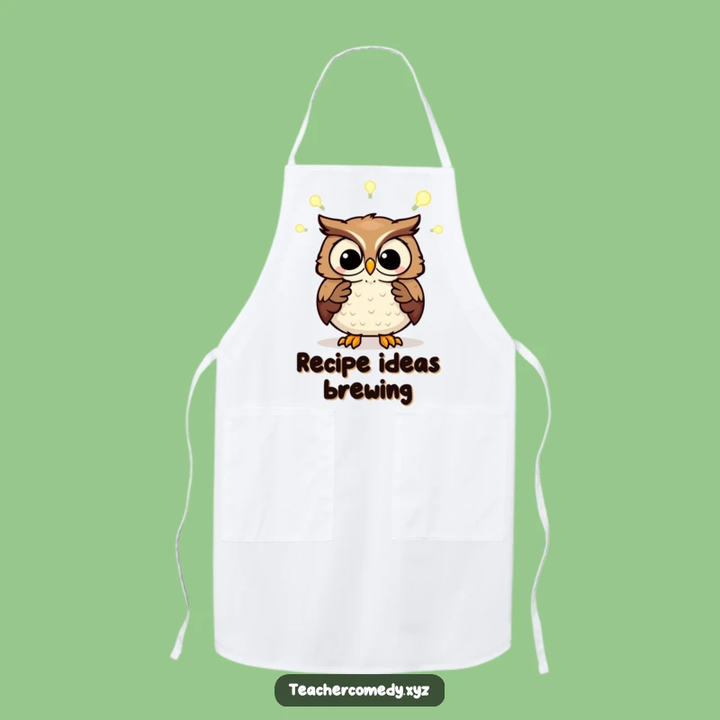 Funny Professor Owl Apron - Hilarious Gift for Educators