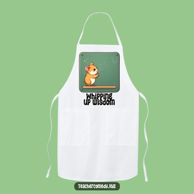 Funny Hamster Chalkboard Apron - Cook Up Laughs in the Kitchen