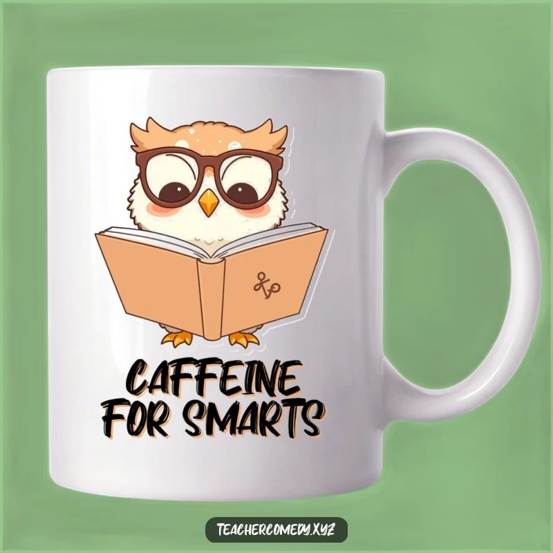 Funny Owl Glasses Mug: Bookworm Bliss, Your Perfect Reading Gift!