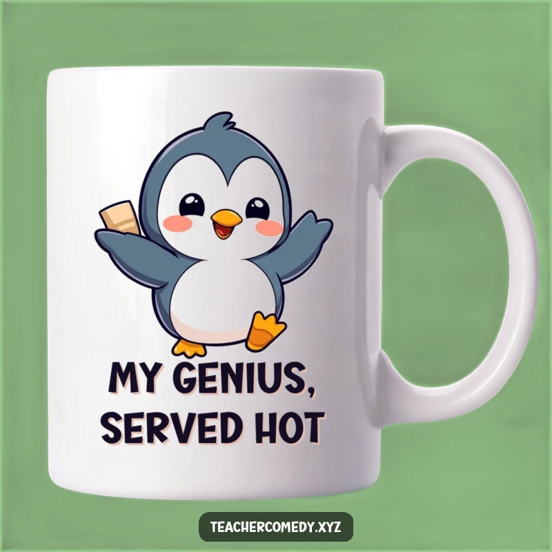 Funny Kawaii Penguin Project Presenter Mug - The Perfect Funny Gift for Achievers!