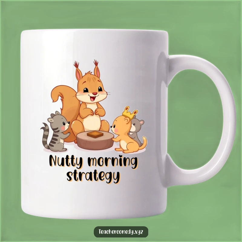 Funny Squirrel Game Mug, Cheerful Teacher Gift For Playful Pals
