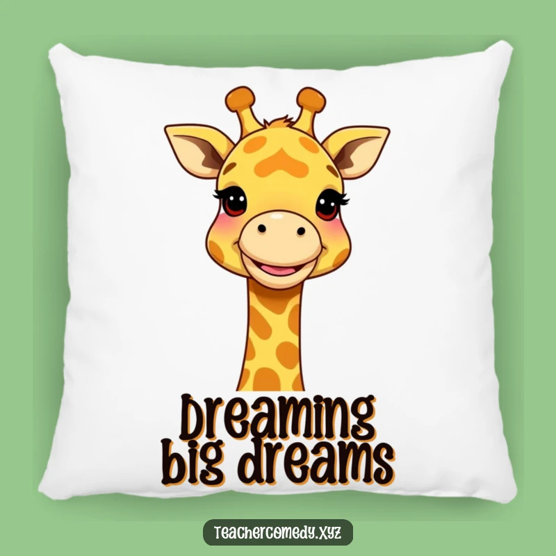 Funny Giraffe Insight Pillow: Cozy Cushion with Animal Demonstrating a Grand Concept