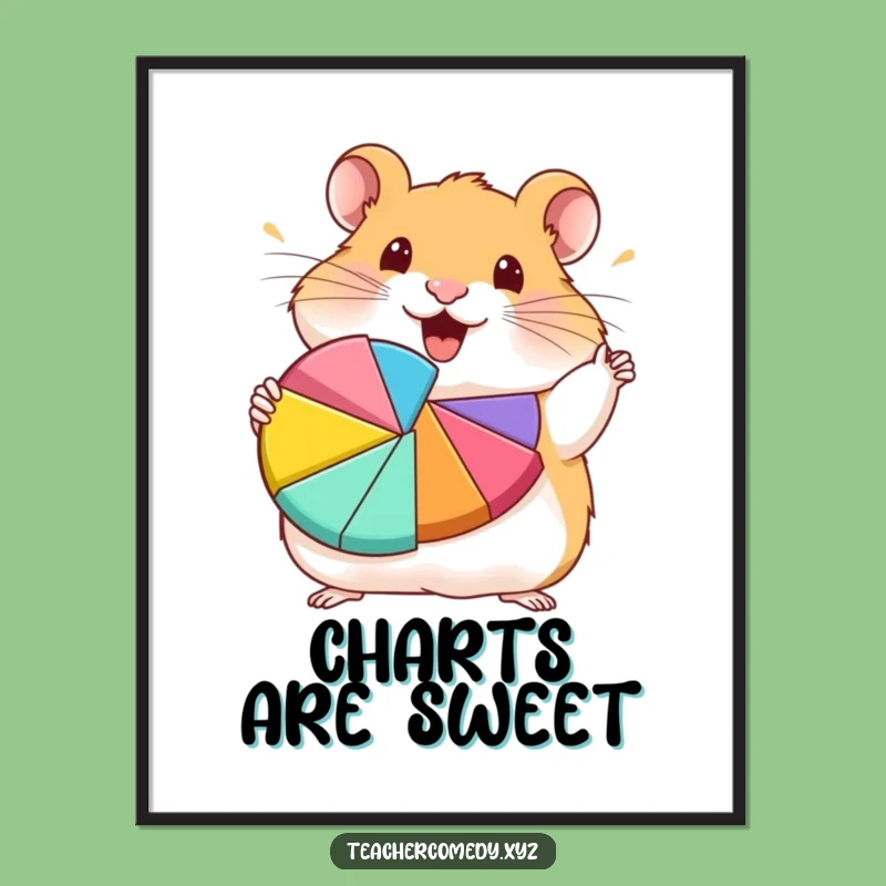 Funny Hamster Digital Art - Instant Enthusiastic Data Decor