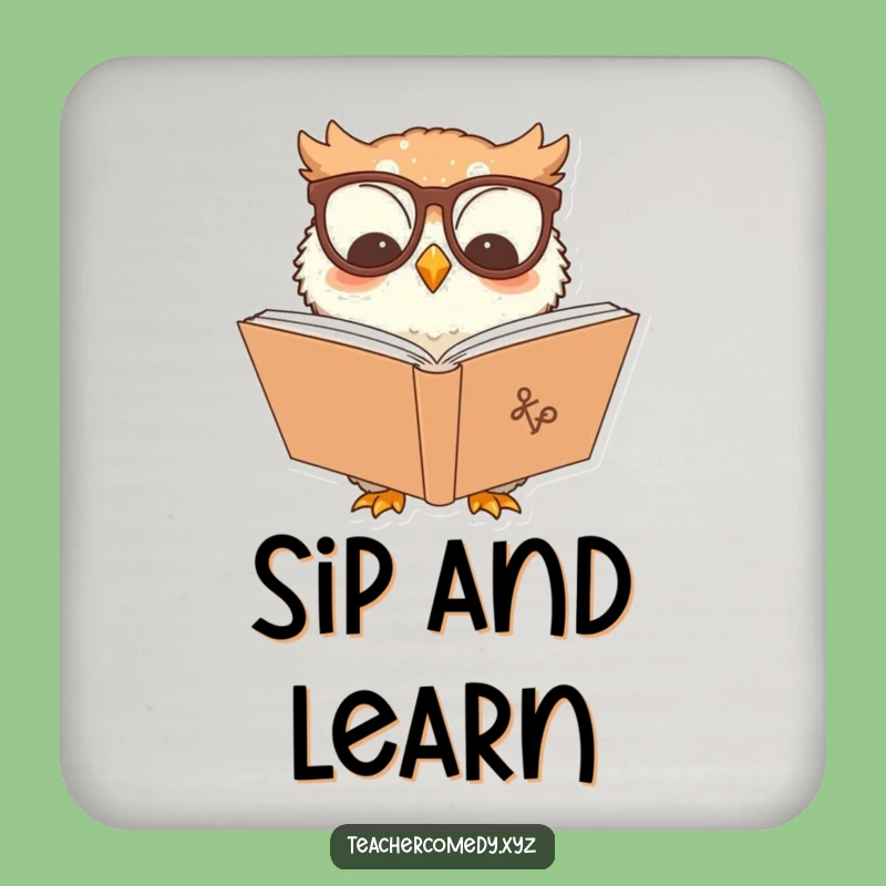 Funny Owl Coasters: Protect Surfaces with Smart Smiles, Your Perfect Home Gift!