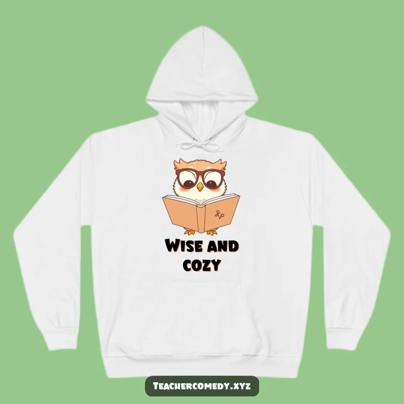 Cozy Funny Owl Hoodie: Intellectual Comfort, Your Perfect Relaxing Gift!