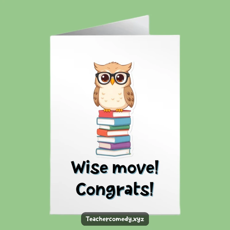 Free Printable Owl Achievement Congrats Card - Celebrate Your Intellect, Downloadable!