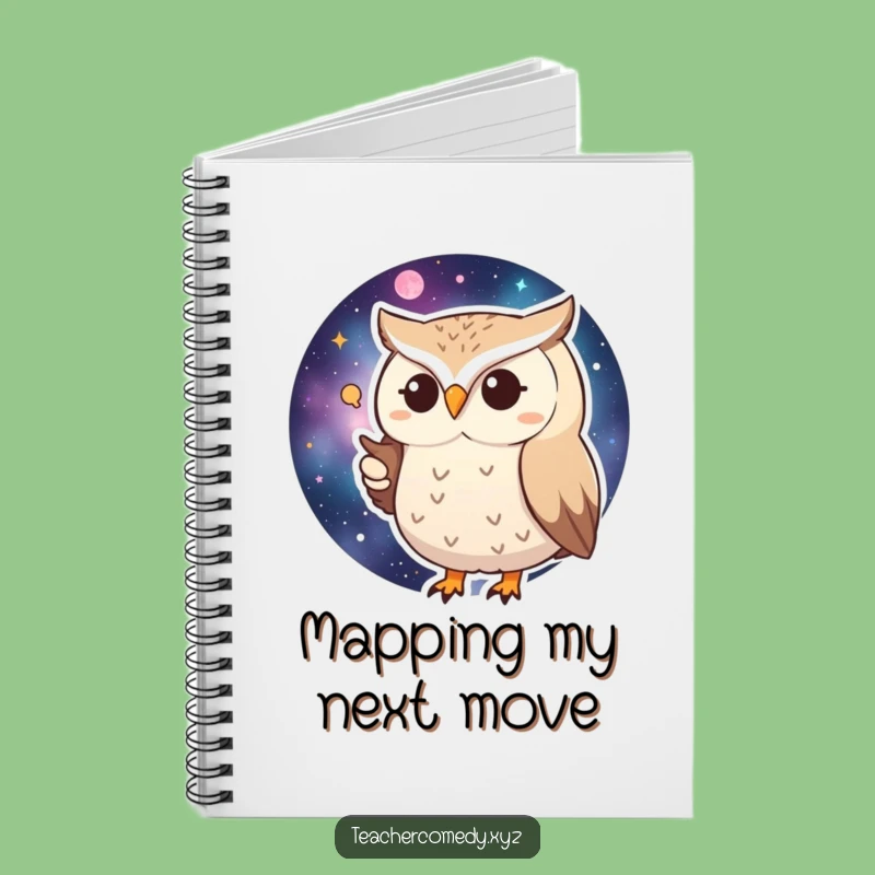 Funny Huffy Owl Notebook: Galactic Planner, Hilarious Journal Funny Gift!