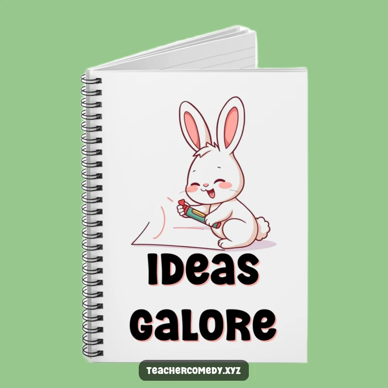 Funny Rabbit Artist Notebook - Jot Down Creative Ideas