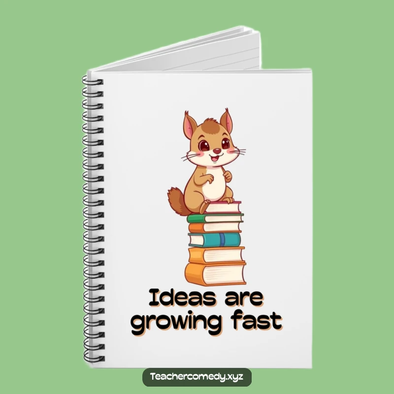 Funny Squirrel Journal: A determined mind's proud notes, perfect for capturing ideas, a funny gift for writers.