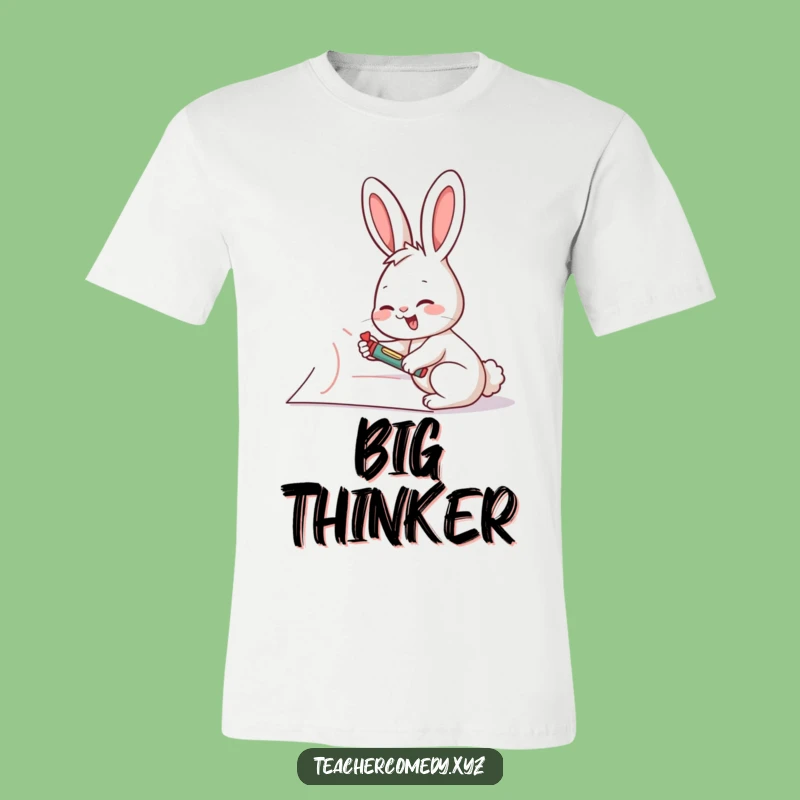 Funny Rabbit Artist T-Shirt - Gigantic Creations Tee