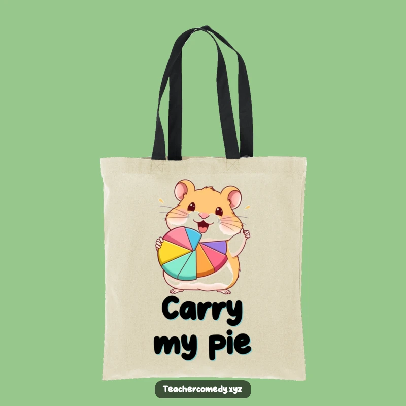 Funny Hamster Tote Bag - Carry Your Data with Enthusiasm